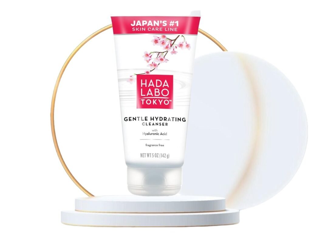 hada labo gentle hydrating foaming facial cleanser
