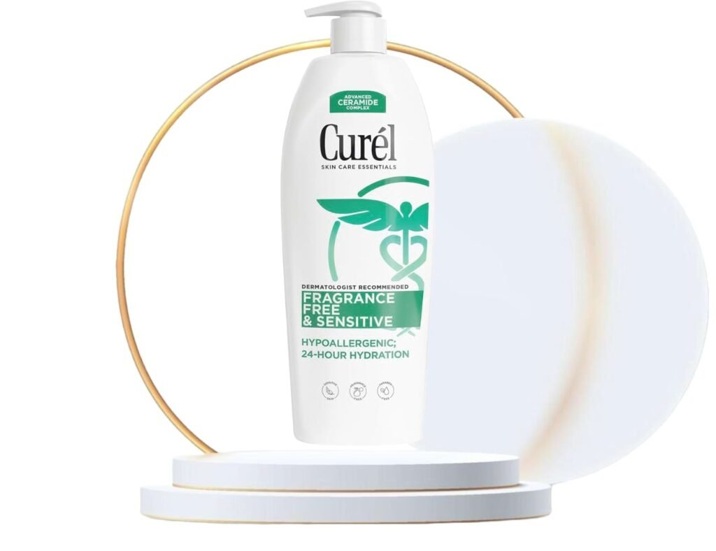 curel fragance free comforting body lotion