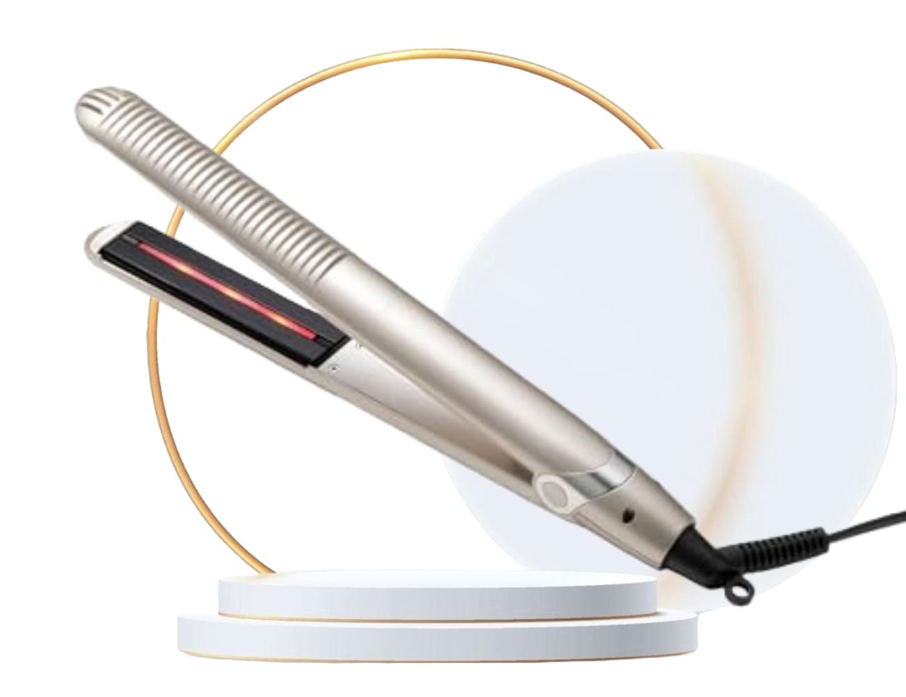 Ya-man Spa Styler Straight + Wave Flat Iron