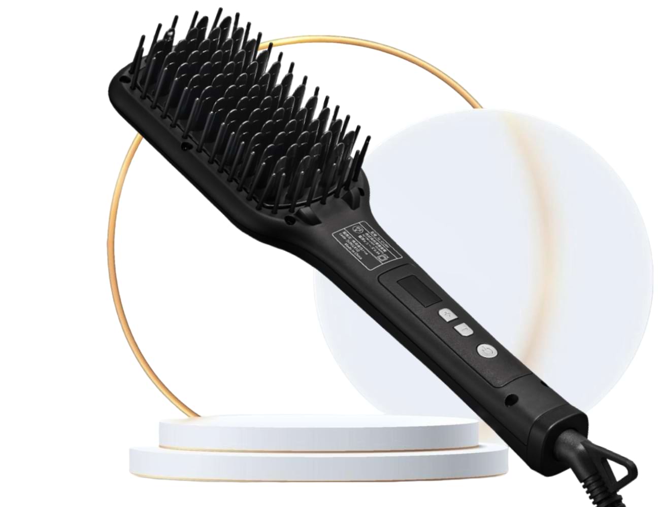 Salonia Straight Heat Brush Black